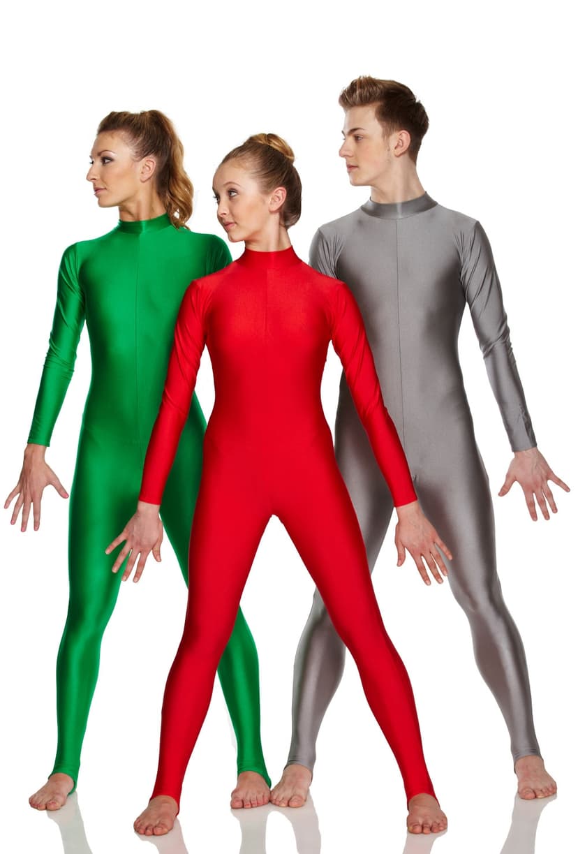 Porselli Lycra Sasha polo neck unitard