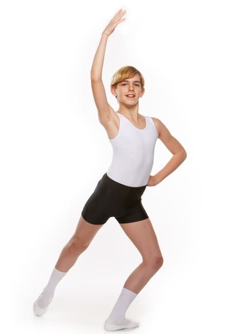 Porselli Charlie shirtsleeve boys' men's leotard