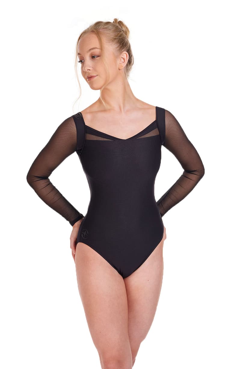 lavande long sleeve leotard Wear Moi
