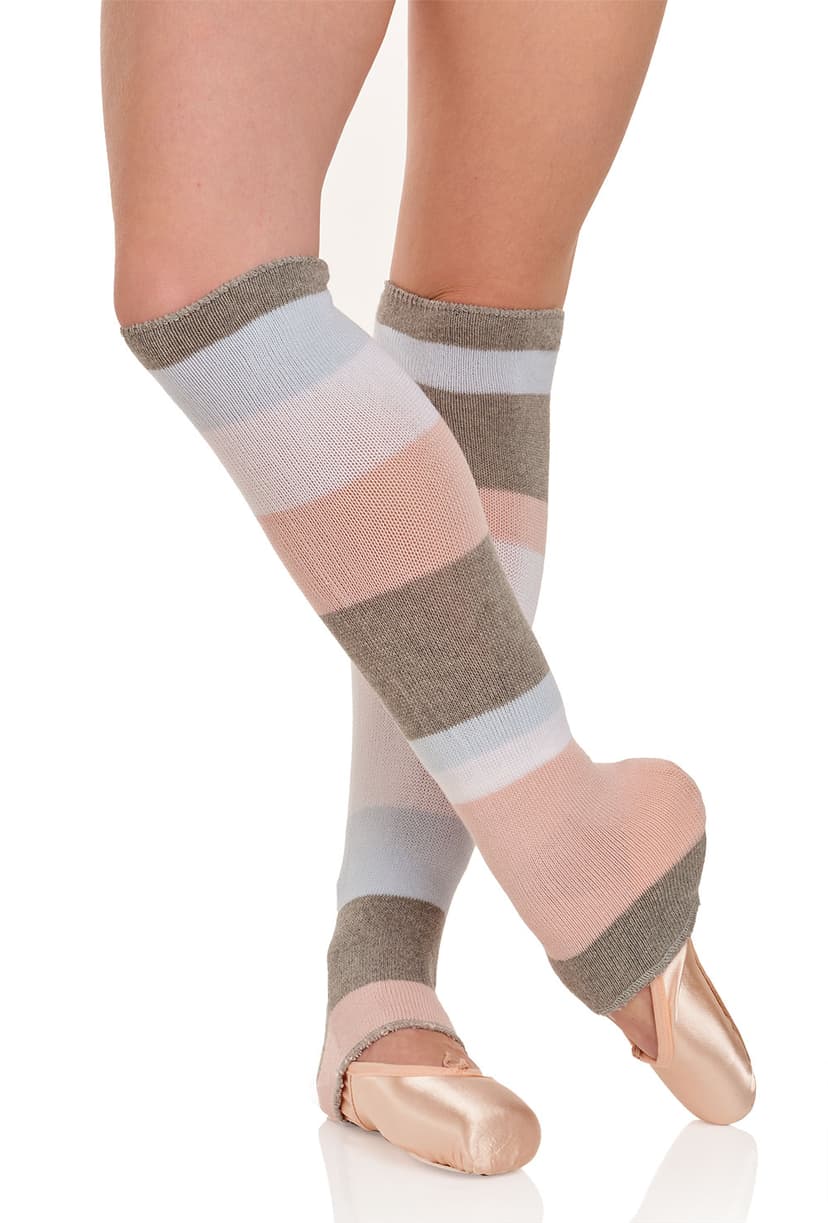 Intermezzo Preband - Short Striped Cotton Legwarmers