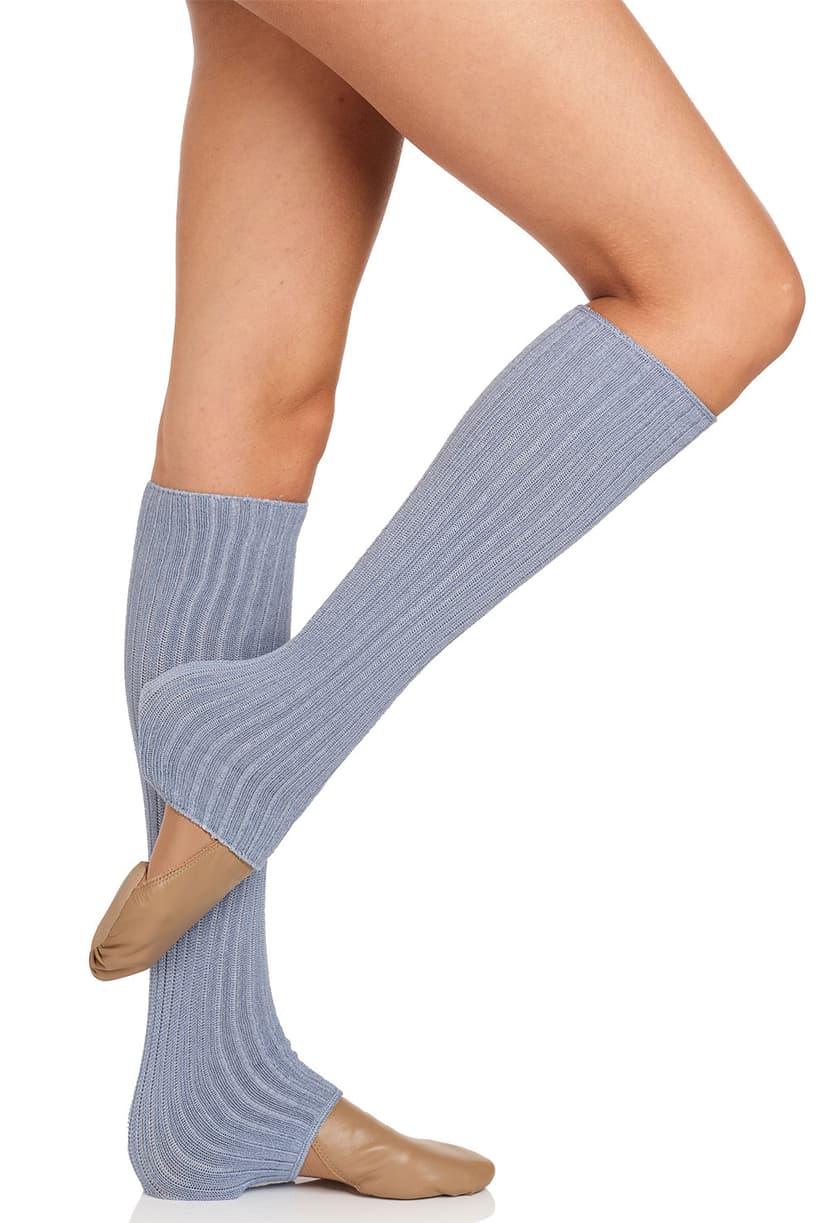 Intermezzo Danae Bamboo legwarmer Super comfortable ribbed bamboo knee-length legwarmer in black, blue, dusty pink and toast colours from Intermezzo, perfect for keeping calf muscles warm pastel blue