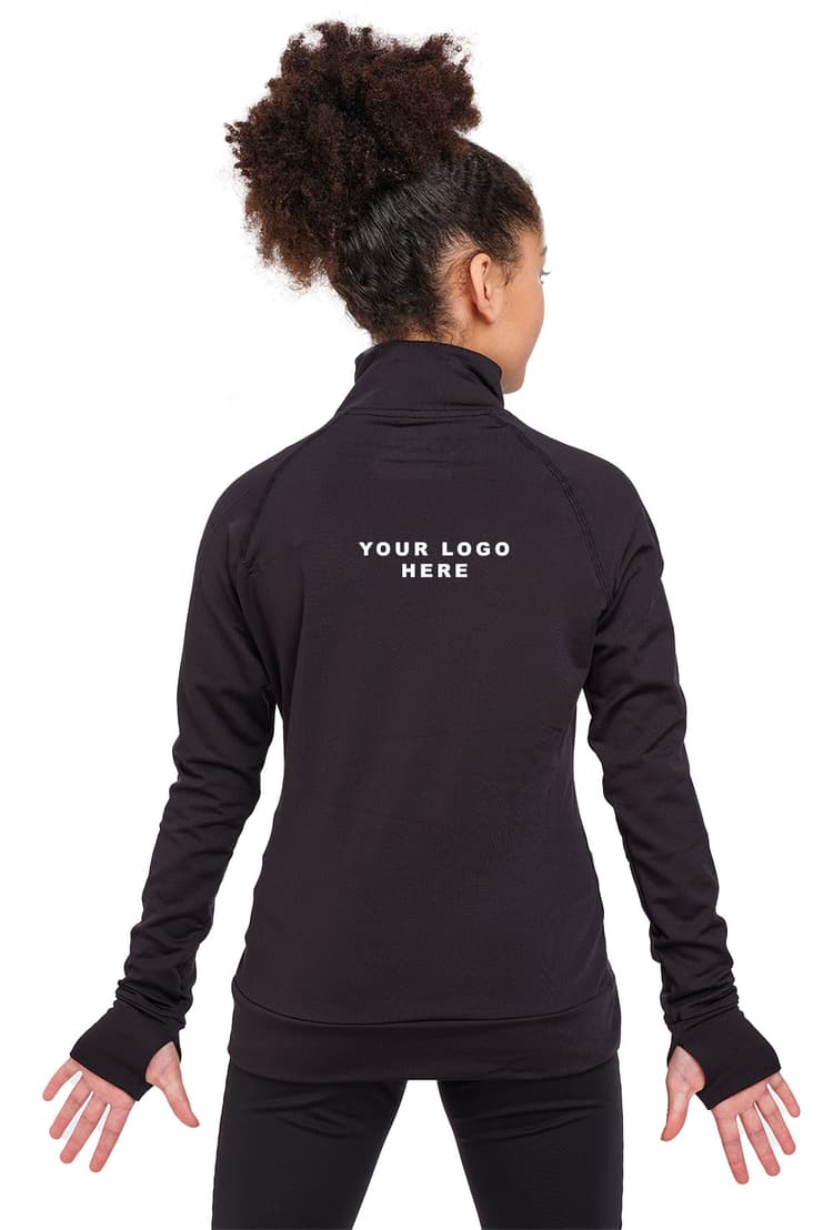 Silky-full-zip-jacket-w.-logo-kids-back