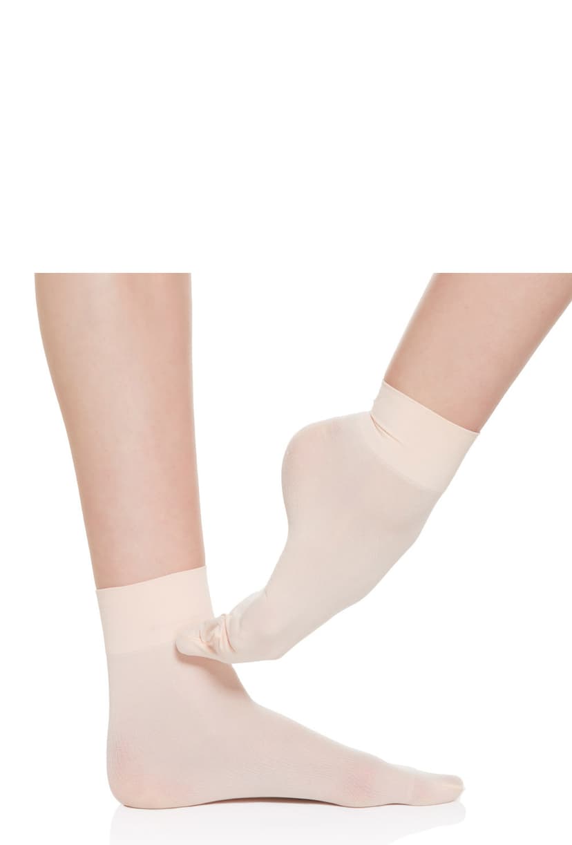 Silky no-bag essential ballet socks