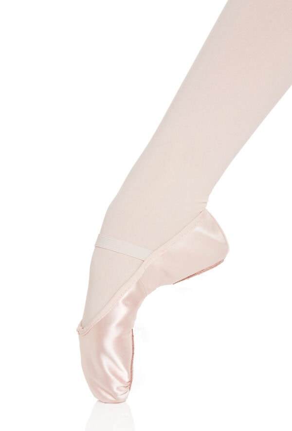 Luxe Split Sole Satin Ballet Shoe