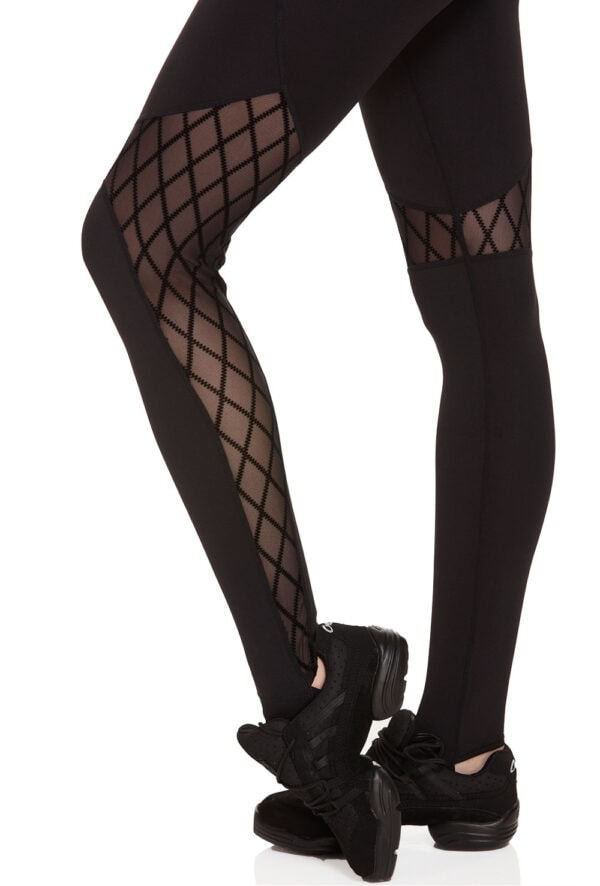 Diamond Mesh Leggings