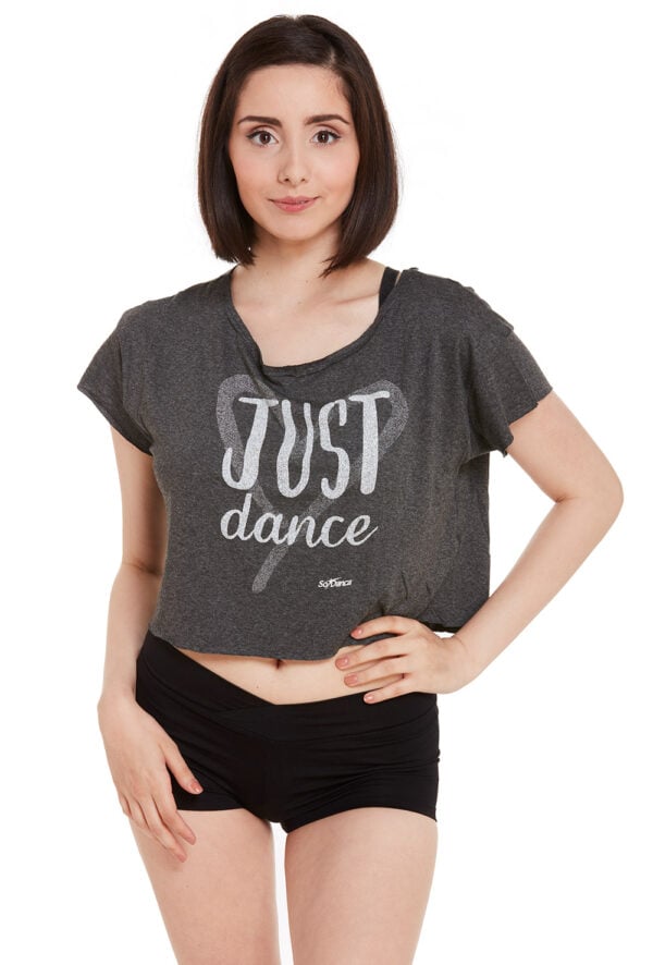 55667513 Just Dance Crop Tee