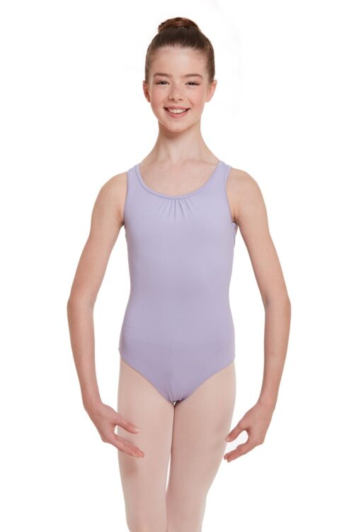 Stud Mesh Back Leotard