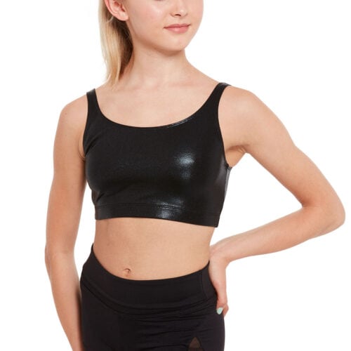 Foil Crop Top