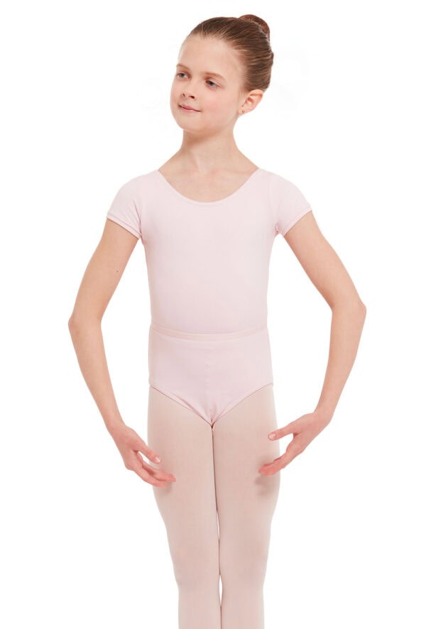 Short Sleeve Tactel Academy Leotard