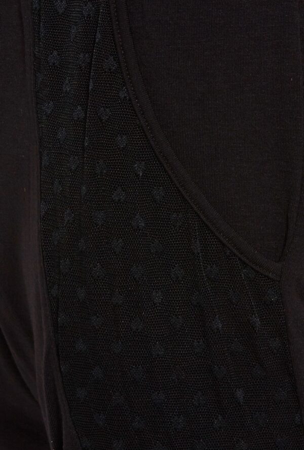 Girls heart mesh harem pants