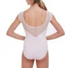 int-31547-pink-back Mesh Yoke Leotard