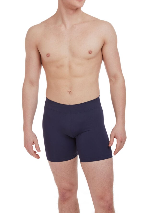 mr004-navy-front_1 Men's Mid Length Rehearsal Tights