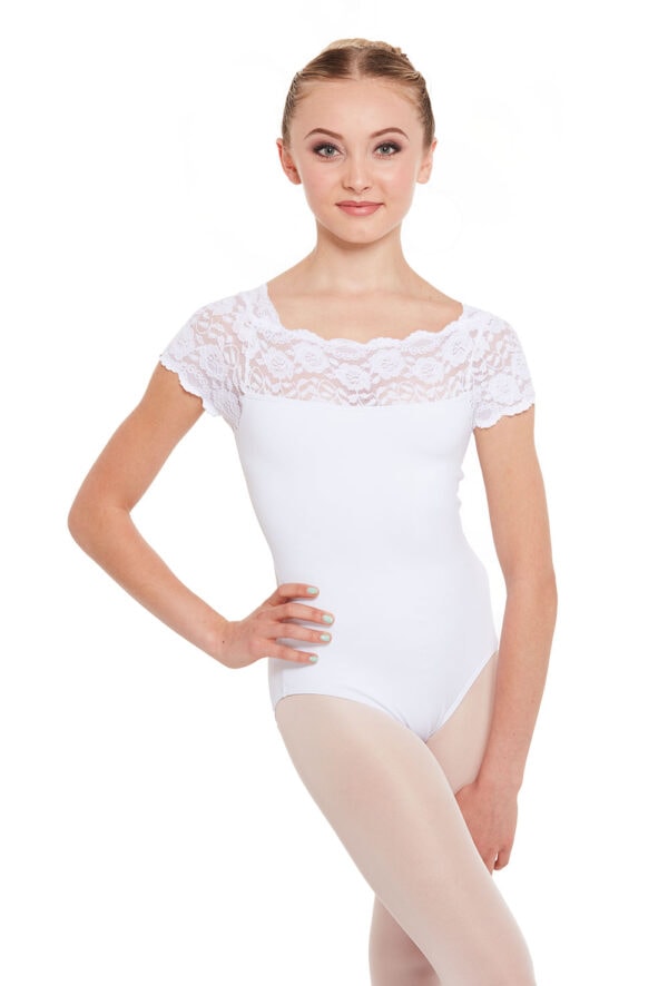 Scallop Lace Leotard