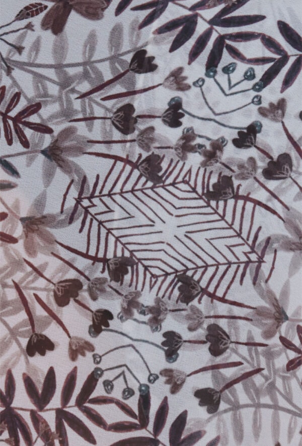 White Floral Print Ballet Skirt