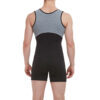 rde-1900me Men's Two Tone Zip Front Unitard