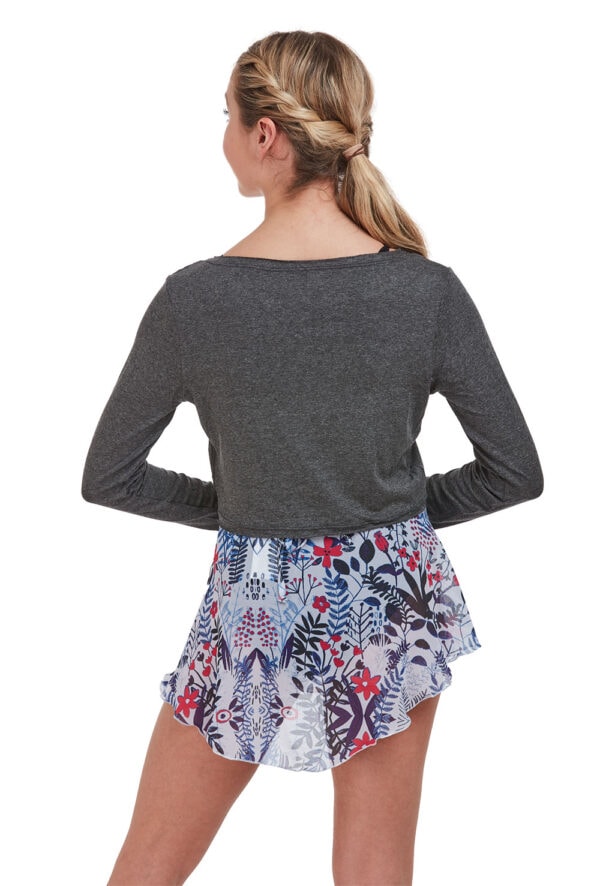 Long Sleeve Dance Graphics Top