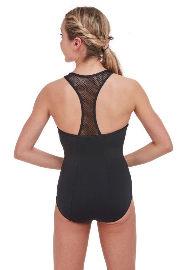 11505w-back Geometric Lace Racer Back
