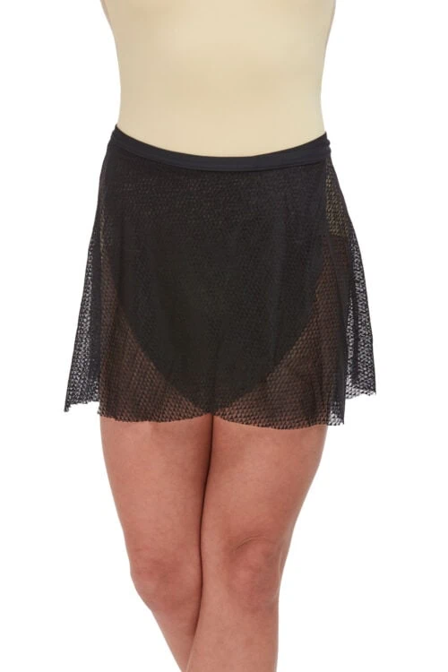 Geometric Lace Wrap Skirt