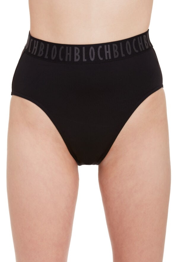 breif-singel High Waisted Dance Brief with Logo Waistband