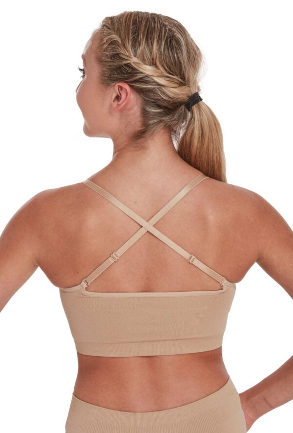 crop-top-nude-back Longline Bra Top