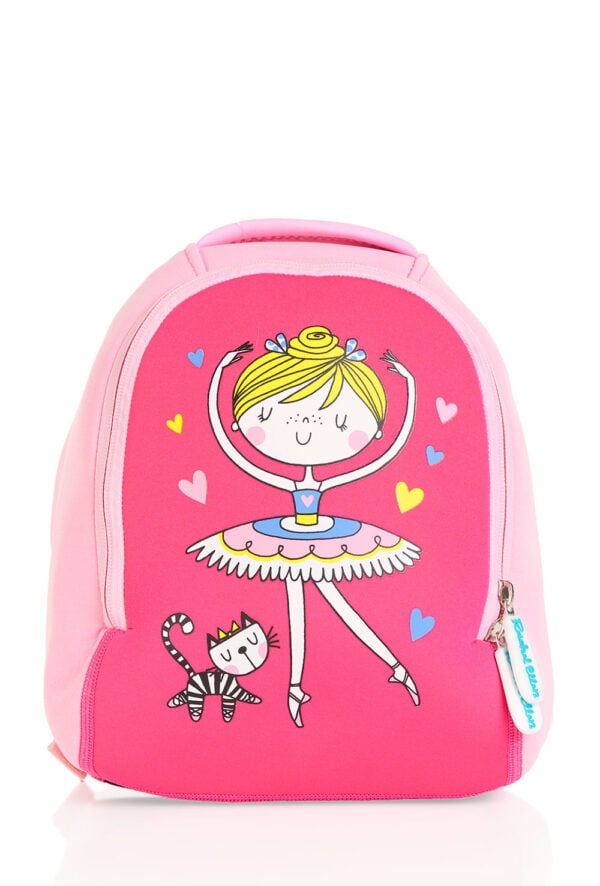 rAchel-ellen-backpack Ballet Girl and Cat Backpack