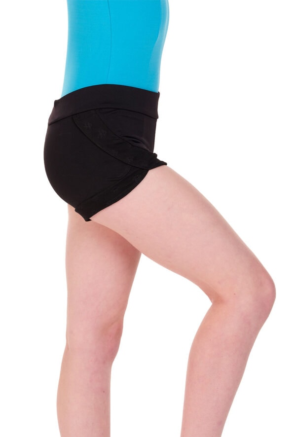 Daisy Mesh Hem Band Short