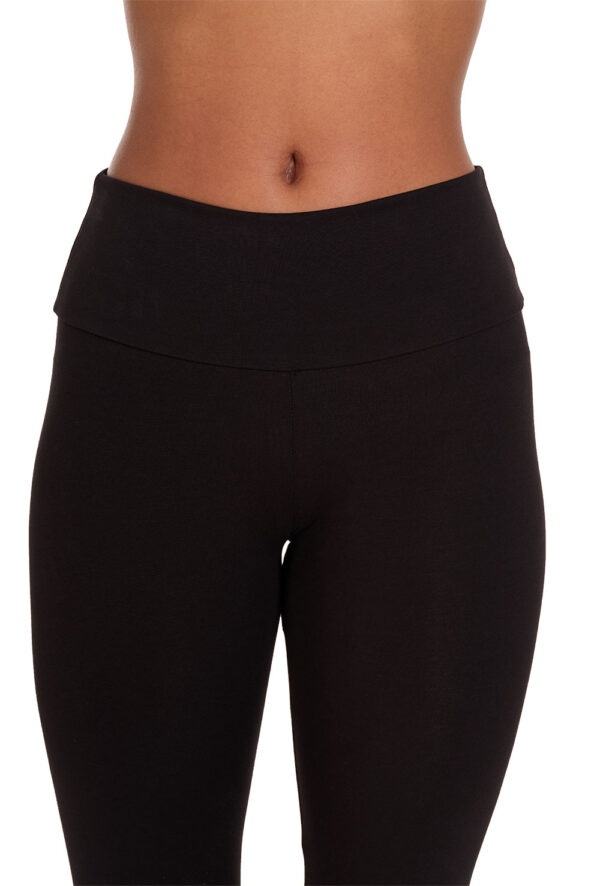 Value Cotton Legging with Wide 'Yoke' Waistband