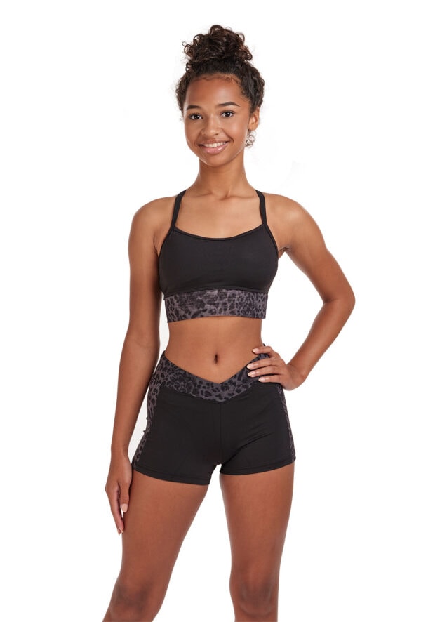 Avianna Animal Print Trim Bra Top