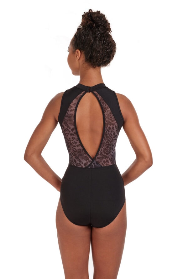Latrishia Animal Print Polo Leotard