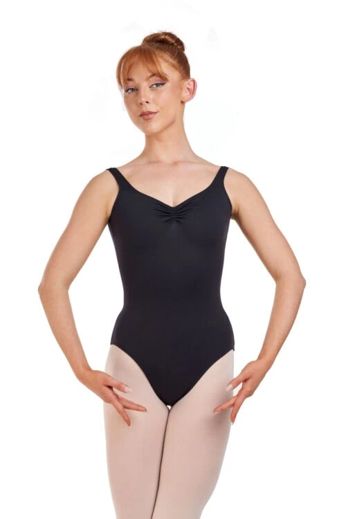 Intermezzo 31232 Meryl Pinch Front and Back Tank Leotard