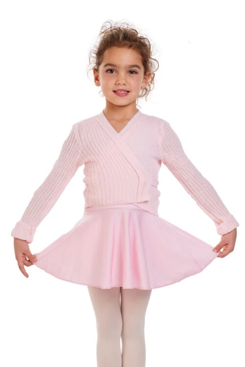 Intermezzo Children's Ribbed Crossover Cardigan 6811