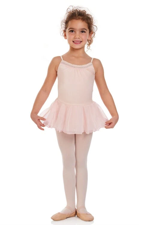 Smock Trim V-back Dress