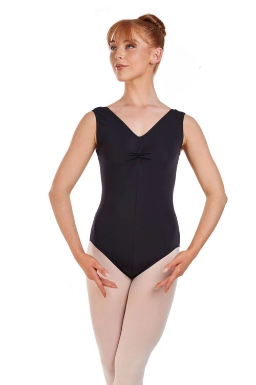 louise-matte-blkk-front Louise - Basic Matte Lycra Leotard