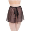 Mesh Wrap Skirt
