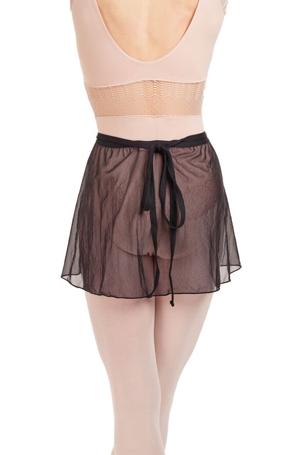 Mesh Wrap Skirt