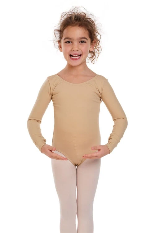 Girls Team Basic Long Sleeve Leotard