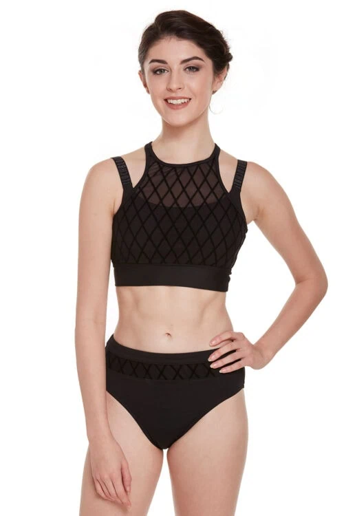 ft5040 Diamond Mesh High Waist Briefs