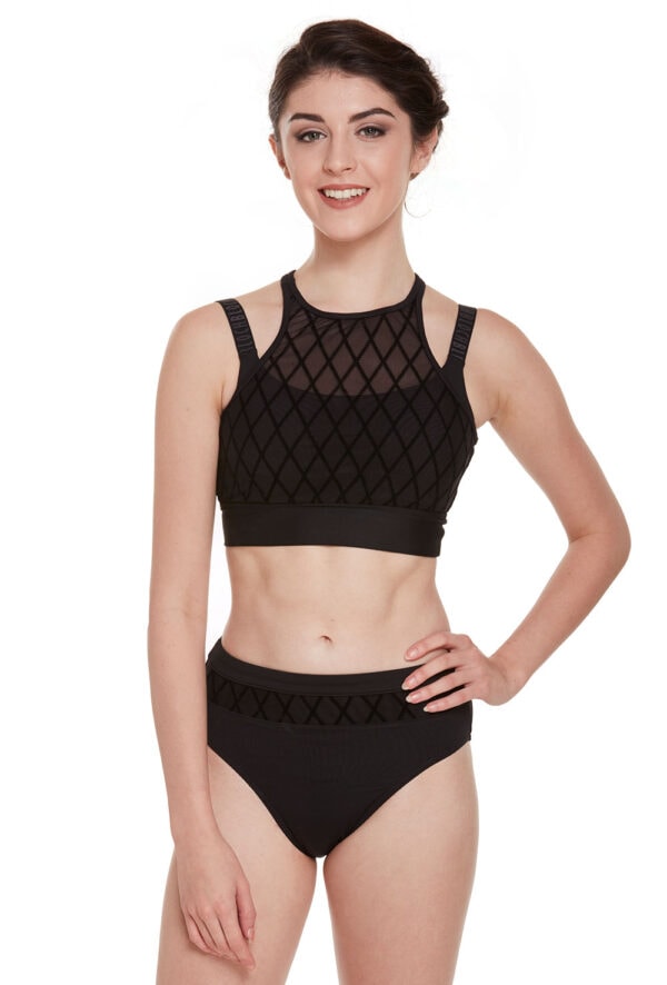 ft5040 Diamond Mesh High Waist Briefs