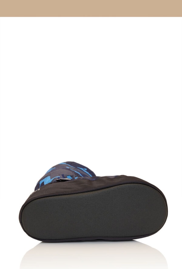 bootie-camo-sole Camo Print Puffa Warm-up Bootie - Pink