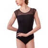 intermezzo Mesh Cap Sleeve O-back Leotard 31604
