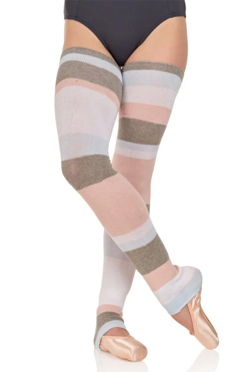Intermezzo Maxiband - Long Striped Cotton Legwarmers 2023