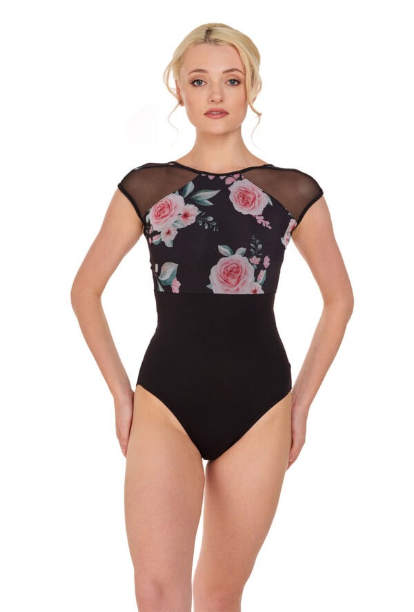 Felixa - Floral Cap Sleeve Leotard