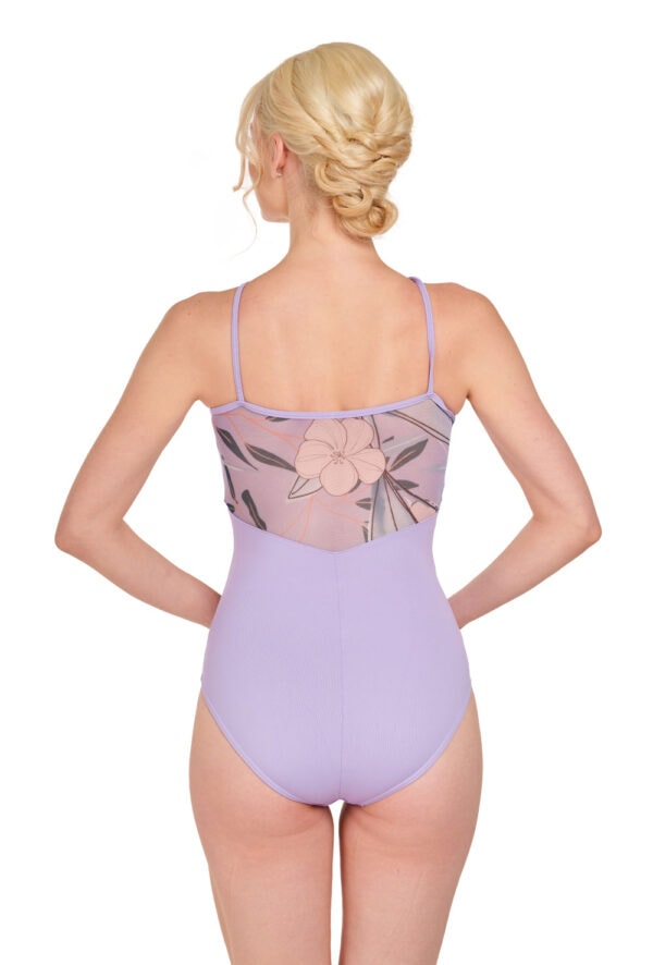 Ever - Floral High Neck Leotard