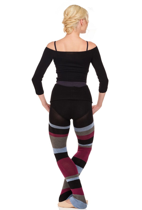 Panlongband- Striped Knit Warm-Up Pants