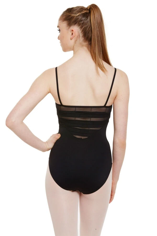Box Pleat Camisole Leotard