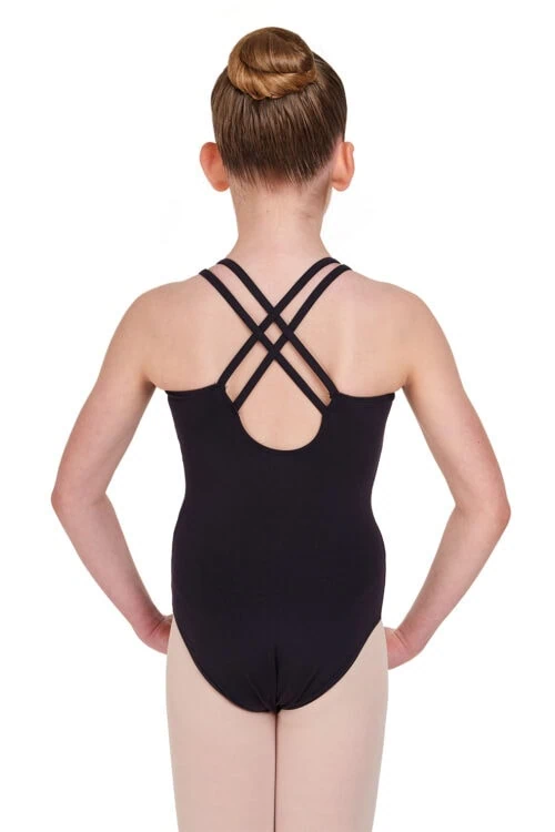 kids-3852-back Bodysupcru Junior- Double X-Strap Leotard