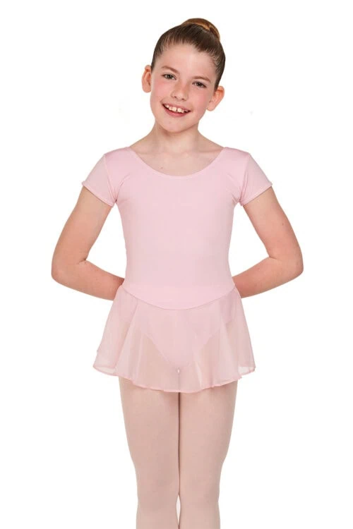 matilda-front Mathilda - Matte Lycra Skirted Ballet Dress with Front Lining