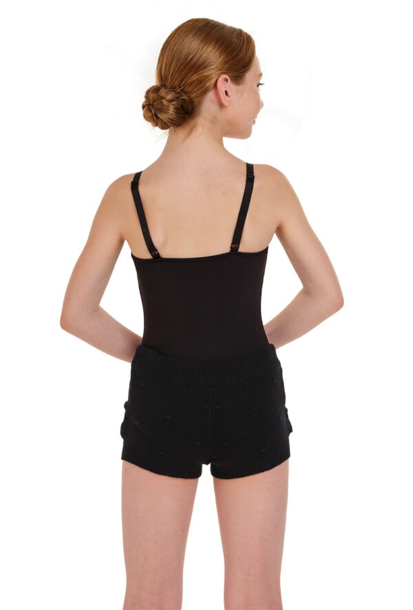 CR6724-back Girls Bobble Knit Short