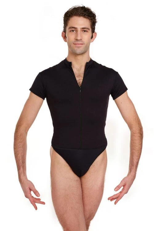 Oberon - Men's Zip Front Leotard with Padded Front