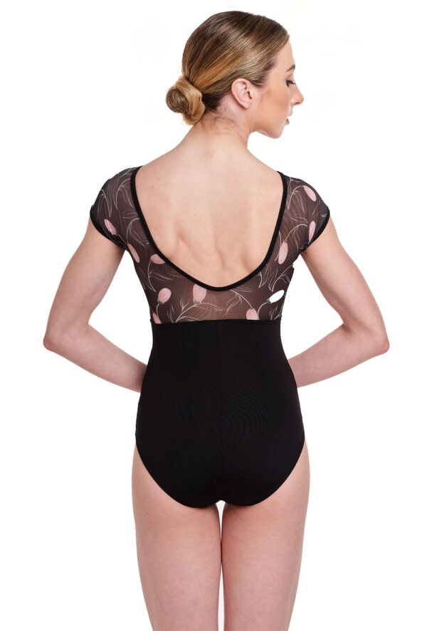 Floral Bud Print Leotard